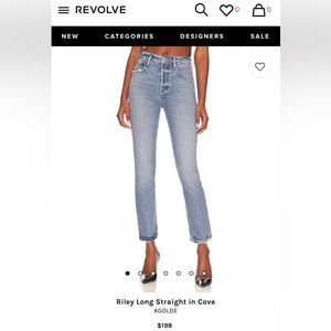 Agolde Riley Long Jeans